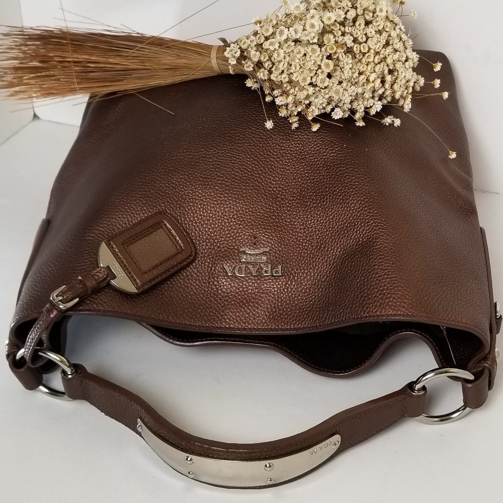 Prada Patent Leather Ombré Bag - Picture 2 of 14